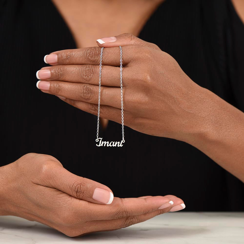 I'm the Lucky One | Custom Name Necklace