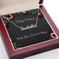 Merry Christmas | Custom Name Necklace