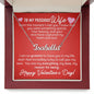 To My Precious Wife Valentine's Day | Name Necklace