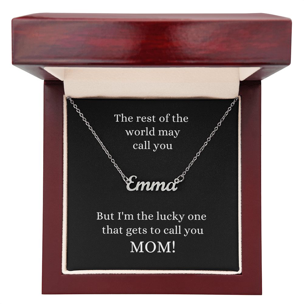 I'm the Lucky One | Custom Name Necklace