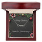 Merry Christmas | Custom Name Necklace