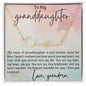 Granddaughter Means Love | Signature Name Necklace