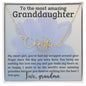 The Most Amazing Granddaughter | Signature Name Necklace