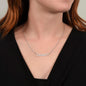 Dog Mom Paw Print Heart | Name Necklace with Heart