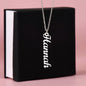 Customizable Vertical Name Necklace