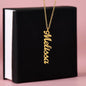Customizable Vertical Name Necklace