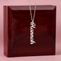Customizable Vertical Name Necklace