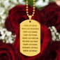 Love Pray Obey | Engraved Dog Tag Necklace