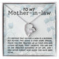 To My Mother-in-Law A Blessing | Forever Love Necklace