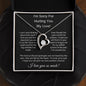 I'm Sorry For Hurting You My Love | Forever Love Necklace