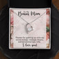 Bonus Mom I Love You | Forever Love Necklace