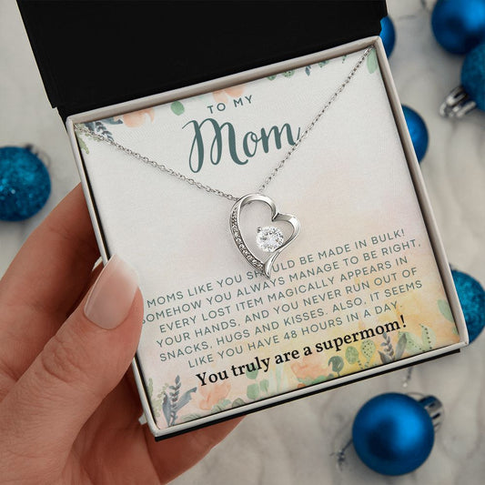 To My Beautiful Mom | Forever Love Necklace