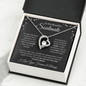 Forever Love Necklace | Soulmate Flowers Black Card