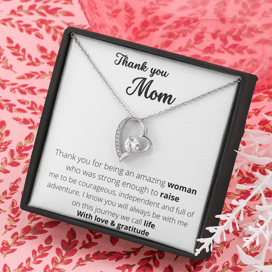 Thank You Mom Forever Love Necklace