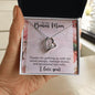 Bonus Mom I Love You | Forever Love Necklace