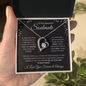 Forever Love Necklace | Soulmate Flowers Black Card