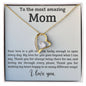 Mom Your Love is a Gift | Forever Love Necklace