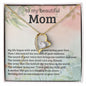 To My Beautiful Mom | Forever Love Necklace