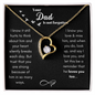 Not Forgotten Forever Necklace Black Card