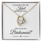 Bridesmaid Forever Love Necklace