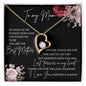 To My Mom Thank You for the Love | Forever Love Necklace