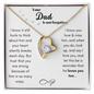 Not Forgotten Forever Necklace White Card