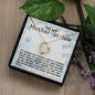 To My Mother-in-Law A Blessing | Forever Love Necklace
