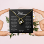 Not Forgotten Forever Necklace Black Card
