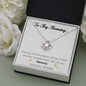 To My Mommy Love Knot Necklace
