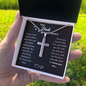 Not Forgotten Stainless Steel Cross Necklace