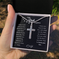 Not Forgotten Stainless Steel Cross Necklace