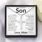 Son You Are a Precious Gift | Stainless Steel Cross