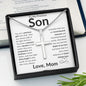 Son You Are a Precious Gift | Stainless Steel Cross