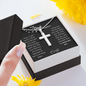 Not Forgotten Stainless Steel Cross Necklace