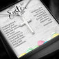Happy Easter Filled with Love | Stainless Steel Cross Necklace
