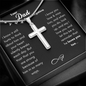 Not Forgotten Stainless Steel Cross Necklace