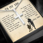 Son Believe Deep in Your Heart | Cross Necklace Love Mom