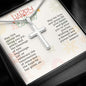 Happy Easter Love & Grace | Stainless Steel Cross Necklace