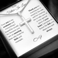 Father In Law | Faith Stainless Steel Cross