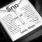 Son You Are a Precious Gift | Stainless Steel Cross