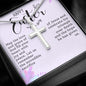 Happy Easter Joy & Peace | Stainless Steel Cross Necklace