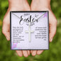 Happy Easter Joy & Peace | Stainless Steel Cross Necklace