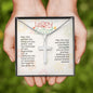 Happy Easter Love & Grace | Stainless Steel Cross Necklace
