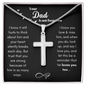 Not Forgotten Stainless Steel Cross Necklace