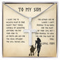 Son Believe Deep in Your Heart | Cross Necklace Love Mom
