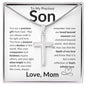 Son You Are a Precious Gift | Stainless Steel Cross