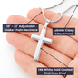Father In Law | Faith Stainless Steel Cross