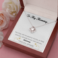 To My Mommy Love Knot Necklace
