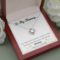To My Mommy Love Knot Necklace