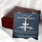 Faith Can Move Mountains | Stainless Steel Cross Necklace
